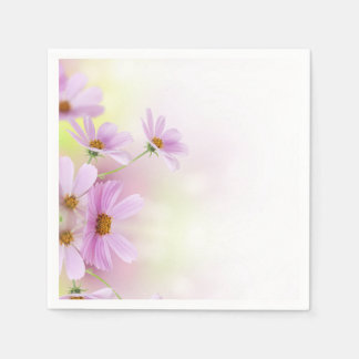 Guardanapo De Papel Personalizar Imagem e Flor Rosa Aquarela