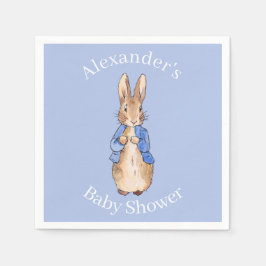Guardanapo De Papel Personalize Peter o Chá de fraldas do coelho