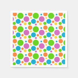 Guardanapo De Papel Personalize seu próprio Napkin de Bolinhas