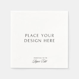Guardanapo De Papel Personalized Cocktail Napkins Add Your Own Design