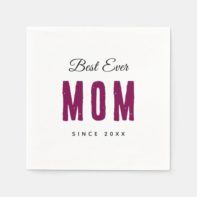 Guardanapo De Papel Personalized Massage Napkins – Best Mom Eve (Frente)