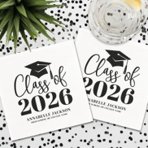 Personalized Minimalist Graduation