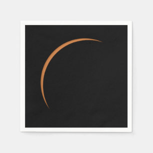 Guardanapo De Papel Perto do eclipse solar parcial máximo