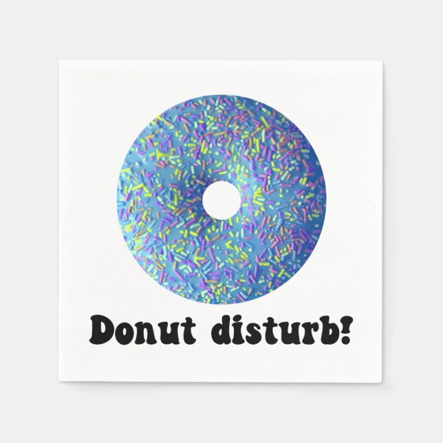 Guardanapo De Papel Perturbação da rosquinha (Frente)