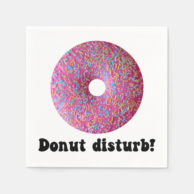 Guardanapo De Papel Perturbação da rosquinha (Frente)