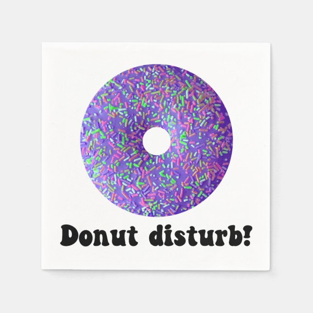 Guardanapo De Papel Perturbação da rosquinha (Frente)