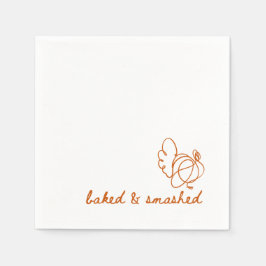 Guardanapo De Papel peru cozido e esmagado