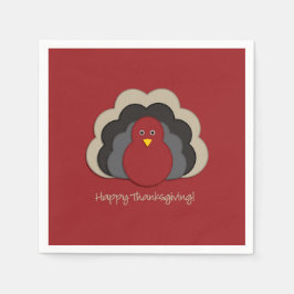 Guardanapo De Papel Peru de Ação de Graças