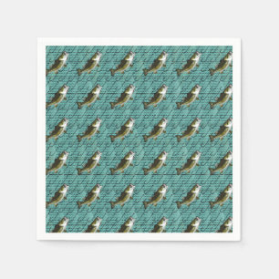 Guardanapo De Papel Pesca de latão