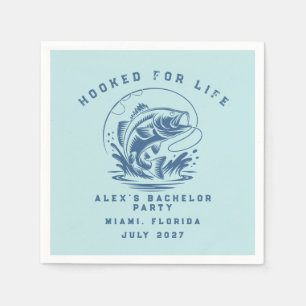 Guardanapo De Papel Pescador Divertido Festa de Despedida de Solteiro