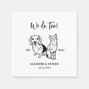 Guardanapo De Papel Pet Bonito Que Fazemos Para Casamento De Gato De C