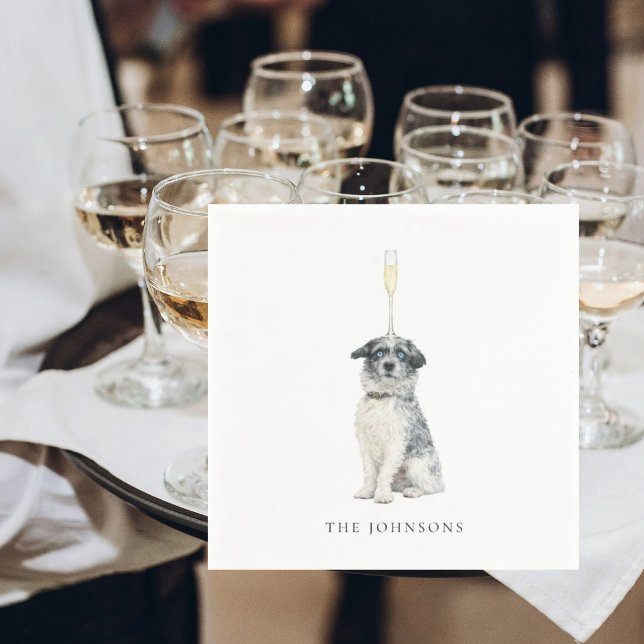 Guardanapo De Papel Pet com taça de champanhe casamento II (Criador carregado)