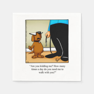 Guardanapo De Papel Pet Humor Cocktail Napkins 