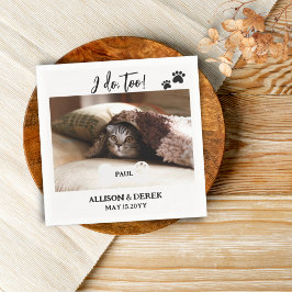 Guardanapo De Papel Pet Name Dog Cat Foto Personalizada Engraçado Casa