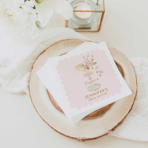 Guardanapo De Papel Petais e Chá de panela Prosecco Personalizado