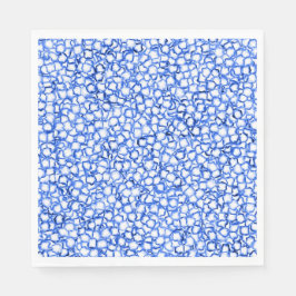 Guardanapo De Papel Pétalas Azuis Geradas por Computador