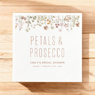 Guardanapo De Papel Pétalas e Chá de panela de girassol Prosecco