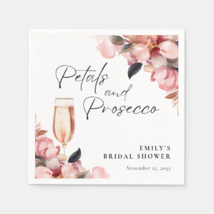 Guardanapo De Papel Pétalas & Prosecco Chuveiro de Noiva Floral