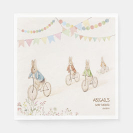 Guardanapo De Papel Peter, o Chá de fraldas neutro do coelho