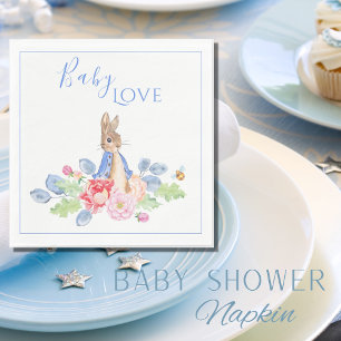 Guardanapo De Papel Peter Rabbit Blue Baby Love Chá de fraldas