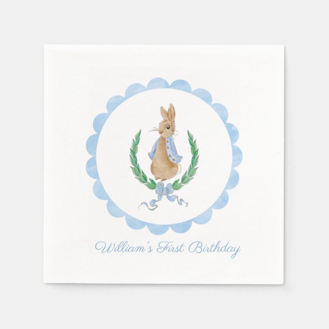 Guardanapo De Papel Peter Rabbit Party Napkins (Frente)