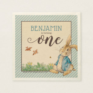 Guardanapo De Papel Peter Rabbit   Primeiro Aniversário do Bebê
