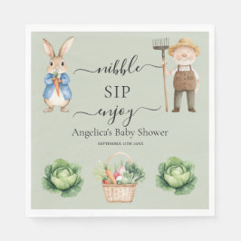 Guardanapo De Papel Peter Rabbit Veggies Partido McGreggor Garden