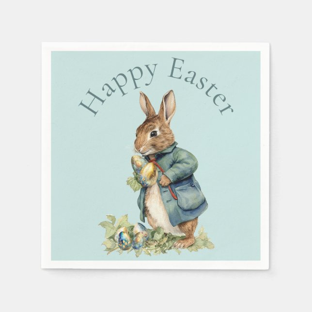 Guardanapo De Papel Peter the rabbit Easter egg hunt (Frente)