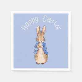 Guardanapo De Papel Peter the rabbit Happy Easter greeting