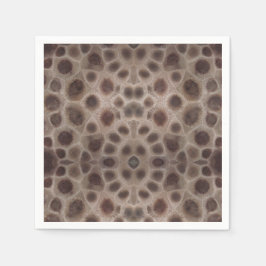 Guardanapo De Papel Petoskey Stone Michigan State stone fóssil