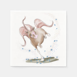 Guardanapo De Papel Pferde-Partyservietten für Kindergeburtstag