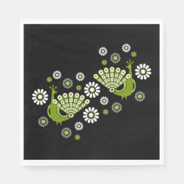 Guardanapo De Papel Pheasants Peacock Art