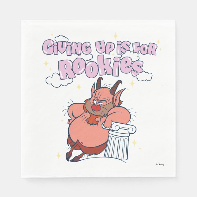 Guardanapo De Papel Phil - Giving Up is for Rookies Napkins (Frente)