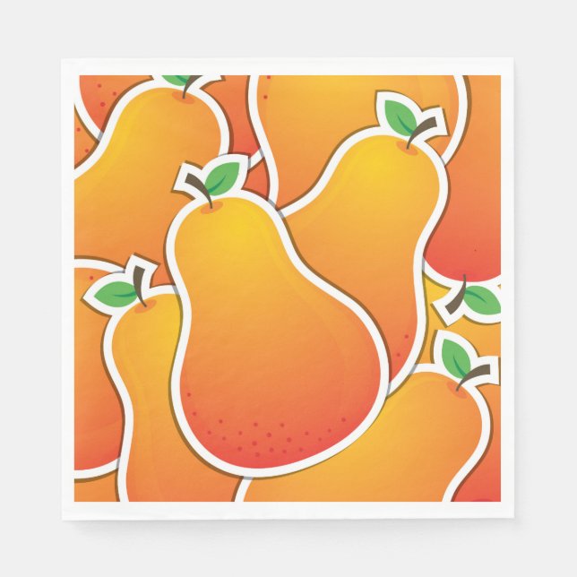 Guardanapo De Papel Pia de laranja-funfa (Frente)