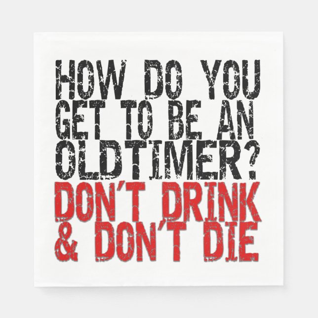 Guardanapo De Papel Piada de Temporizador Antigo de Recuperação (Frente)