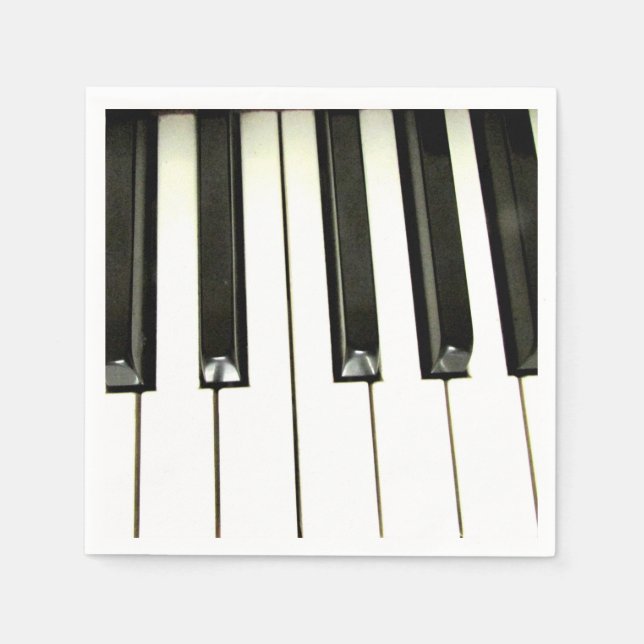 Guardanapo De Papel Piano Keys napkin (Frente)