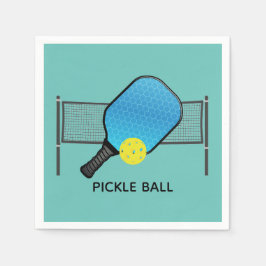 Guardanapo De Papel Pickle Ball Pickle Design Papel Napkins