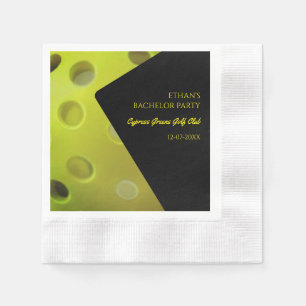 Guardanapo De Papel Pickleball Bachelor Party Classic Na moda dink