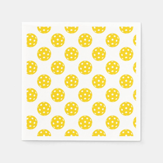 Guardanapo De Papel Pickleball Cocktail Napkins (Frente)