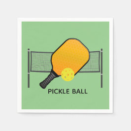 Guardanapo De Papel Pickleball Design Papel Napkins