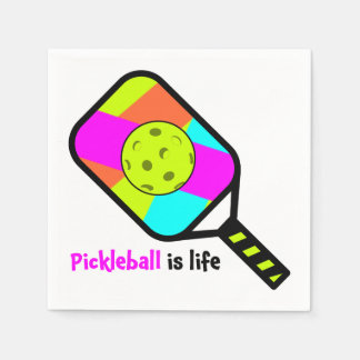Guardanapo de Papel Pickleball é Vida
