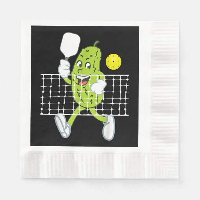 Guardanapo De Papel Pickleball - Pickleball Engraçado (Frente)