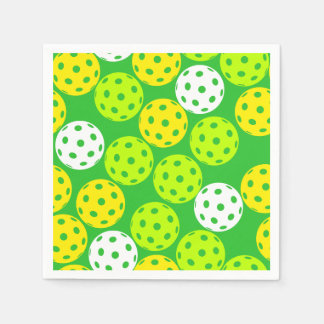 Guardanapo De Papel Pickleball Picklebolas | Papel de Partido Napkin