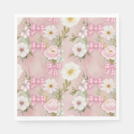 Guardanapo De Papel Picnic Plates - Flores e Arcos Gingham