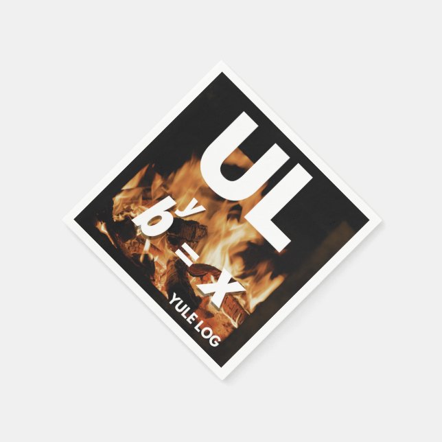 Guardanapo De Papel Picture Christmas - Yule Log (Natal com imagem) (Canto)