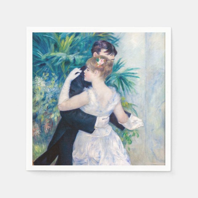 Guardanapo De Papel Pierre-Auguste Renoir - Dança da Cidade (Frente)