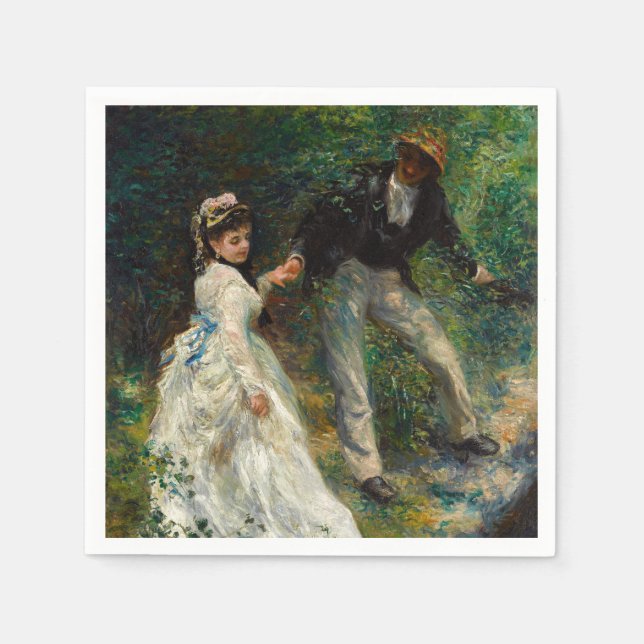 Guardanapo De Papel Pierre-Auguste Renoir - La Promenade (Frente)