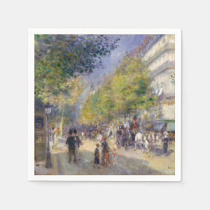 Guardanapo De Papel Pierre-Auguste Renoir - Paris, Grands Boulevards