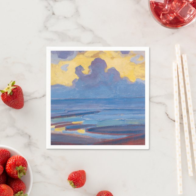 Guardanapo De Papel Piet Mondrian, Pelos Quadros Famosos do Mar (Insitu)