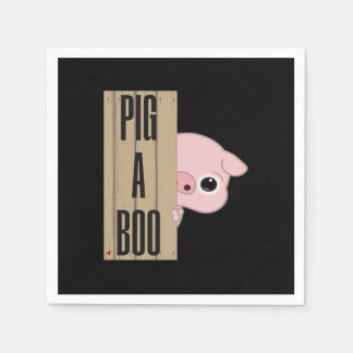 Guardanapo De Papel Pig A Cerca De Boo